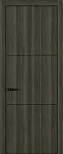 Схожие товары - Дверь Z K11 toppan дуб темный, ALU кромка черная, молдинг черный, глухая
