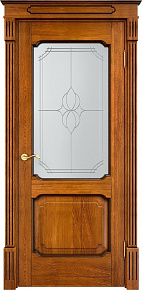 Недавно просмотренные - Дверь ПМЦ массив дуба Д7 медовый с патиной орех, стекло 7-1