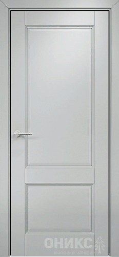 Дверь Оникс Италия 2 эмаль RAL 7038, глухая