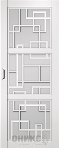 Перегородка Оникс №2 эмаль белая, Р-№8, сатинат белый