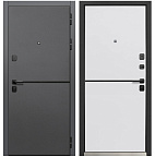 Недавно просмотренные - Входная дверь Матадор MXT-13 черный кварц/панель белая матовая