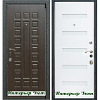 Недавно просмотренные - Входная металлическая дверь Лекс Неаполь Венге/панель №34 Белый ясень