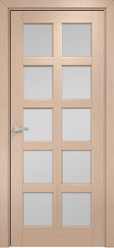 Дверь Оникс Вена 2 беленый дуб, сатинат