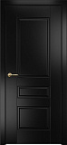 Дверь Оникс Версаль фрезерованная №2 эмаль черная, глухая
