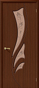 Схожие товары - Дверь межкомнатная Браво Эксклюзив шоколад Ф-17, стекло бронзовое художественное, с элементами страз