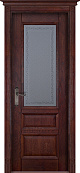 Схожие товары - Дверь Ока массив дуба цельные ламели Аристократ №2 махагон, стекло графит с наплавом