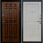 Недавно просмотренные - Входная металлическая дверь Лекс Гладиатор, винорит Golden патина чёрная/панель №66 Клеопатра ясень кремовый