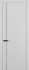 Недавно просмотренные - Дверь Z K14 полипропилен серый, молдинг черный, глухая