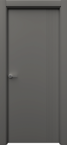 Дверь Бат3 эмаль серая, глухая