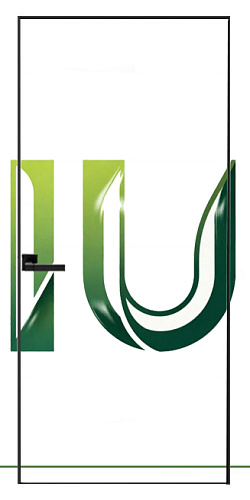 ДГ скрытая Комфорт грунт ТМ-42, АЛ черная с 4-х сторон 2,2 м