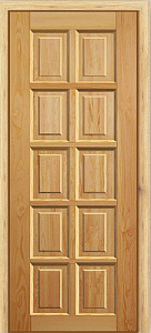Недавно просмотренные - Дверь Интерьер Уют массив сосны Шоколадка, сорт Экстра, филенка 28 мм, глухая