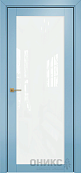 Схожие товары - Дверь Оникс Сорбонна эмаль голубая, триплекс белый