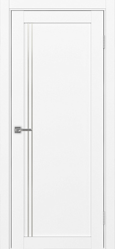 Дверь Эко 566.111 АПП белый снежный молдинг SC, глухая