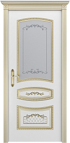 Недавно просмотренные - Дверь Шейл Дорс Соната В3 эмаль белая с золотой патиной, сатинато белое