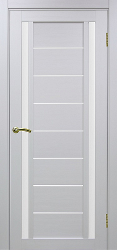 Дверь Эко 558.212 белый лед, сатинат