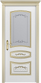 Схожие товары - Дверь Шейл Дорс Соната В3 эмаль белая с золотой патиной, сатинато белое