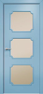 Недавно просмотренные - Дверь Оникс Валенсия эмаль голубая, сатинат бронза