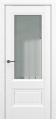 Дверь Z Турин В3 экошпон белый, сатинат