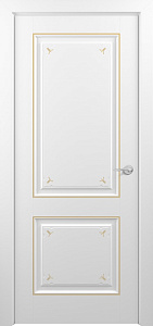 Недавно просмотренные - Дверь Z Venecia Т3 decor эмаль White patina Gold, глухая