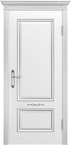 Недавно просмотренные - Дверь ИУ Эмаль Классика Аккорд В1 эмаль белая патина серебро, глухая