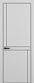 Схожие товары - Дверь Z K20 полипропилен серый, ALU кромка черная, молдинг черный, глухая