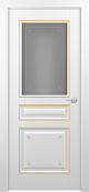 Схожие товары - Дверь ZADOOR Ampir Т3 decor эмаль White patina Gold, сатинат