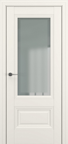 Дверь Z Турин В3 экошпон молочный, сатинат