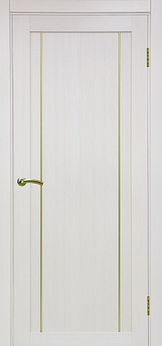 Дверь Эко 522.111 АПП ясень перламутровый молдинг SG, глухая