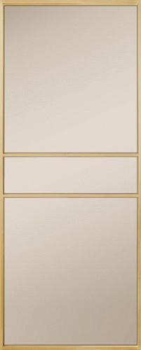 Перегородка Alum №2 золото, сатинат бронза