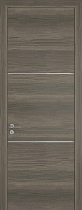 Недавно просмотренные - Дверь Z K11 toppan dark oak, молдинг серебро, глухая