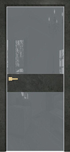 Недавно просмотренные - Дверь Оникс Соло 2 бетон темный, глухая, Lacobel RAL 7040