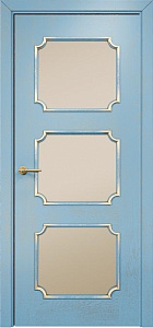 Недавно просмотренные - Дверь Оникс Валенсия эмаль голубая патина золото, сатинат бронза