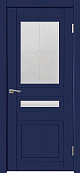 Схожие товары - Дверь ДР экошпон Деканто ПДО 4 бархат blue вставка черная, сатинато белое