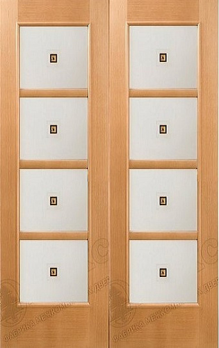 Дверь 90гр Оникс Модерн анегри, фьюзинг