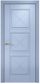 Недавно просмотренные - Дверь Оникс Орлеан фрезерованная эмаль голубая, глухая