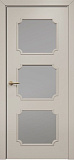 Дверь Оникс Валенсия эмаль латте, сатинат графит