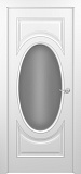 Дверь Z Luvr Т2 эмаль белая patina Silver, сатинат