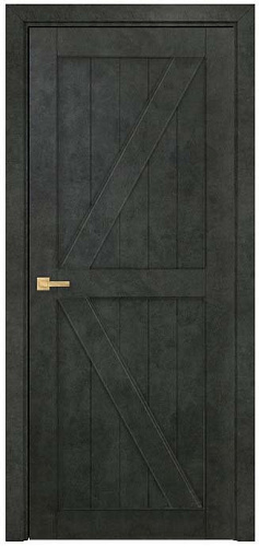 Дверь Оникс Лофт №2 бетон темный, глухая