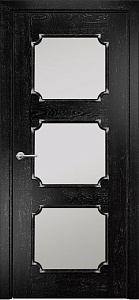 Недавно просмотренные - Дверь Оникс Валенсия эмаль черная патина серебро, сатинат