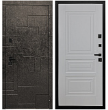 Входная дверь Матадор MX-1 Мамба терра антрацит /панель Миранда, силк маус