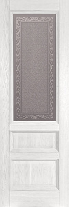 Недавно просмотренные - Дверь Ока массив дуба цельные ламели Аристократ №2 эмаль белая, стекло графит с наплавом