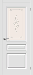 Недавно просмотренные - Дверь Браво Скинни-15 белая, сатинато белое художественное