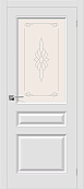 Схожие товары - Дверь Браво Скинни-15 белая, сатинато белое художественное