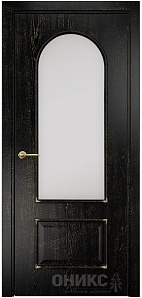 Недавно просмотренные - Дверь Оникс Арка эмаль черная с золотой патиной, сатинат