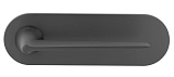 Межкомнатная ручка Porta Di Parma Cono 515.05, матовый графит проходная
