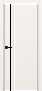 Недавно просмотренные - Дверь Эко 205 бежевый молдинг SB, кромка AL черная SB с 4-х сторон, глухая