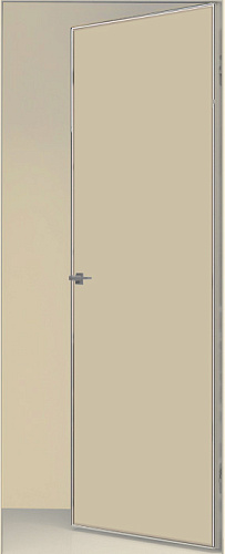 Дверь скрытая ИУ-42 AL с 4-х сторон, эмаль сливки, revers 2,41 м