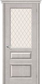 Недавно просмотренные - Дверь Белорусские Двери М5 белый воск, сатинато белое, сатинато белое художественное "Кристалл"