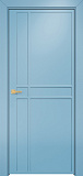 Дверь Оникс Оксфорд 1 фрезерованная эмаль голубая, глухая