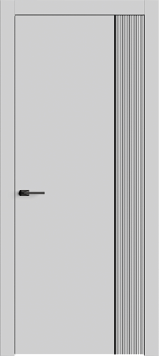 Дверь Лайн6М эмаль RAL 7047, глухая